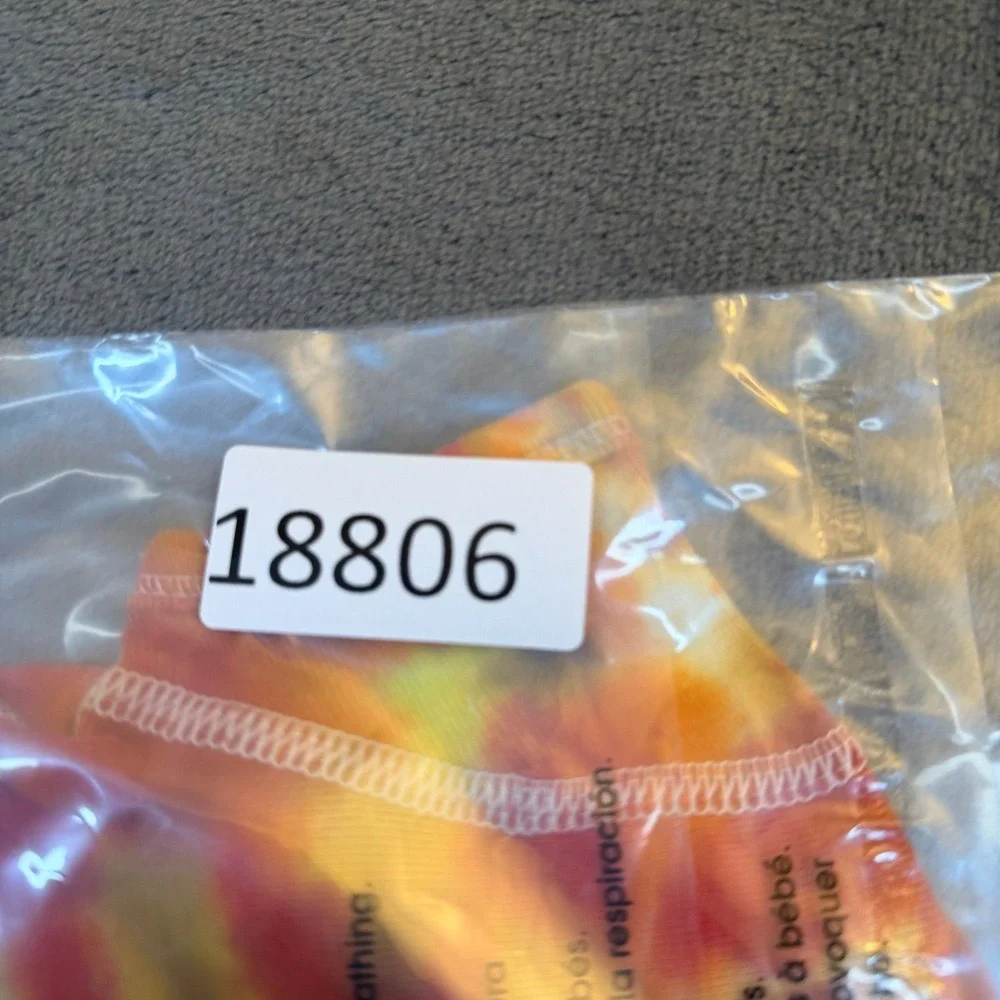 Burts Bees‎ Baby Tie Dye Bodysuit Kids 0-3 Months Multicolor Organic Cotton